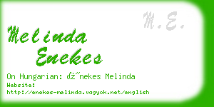 melinda enekes business card